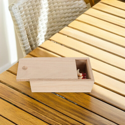 kleine holzbox für angeln, multifunktionale köderbox zum 2