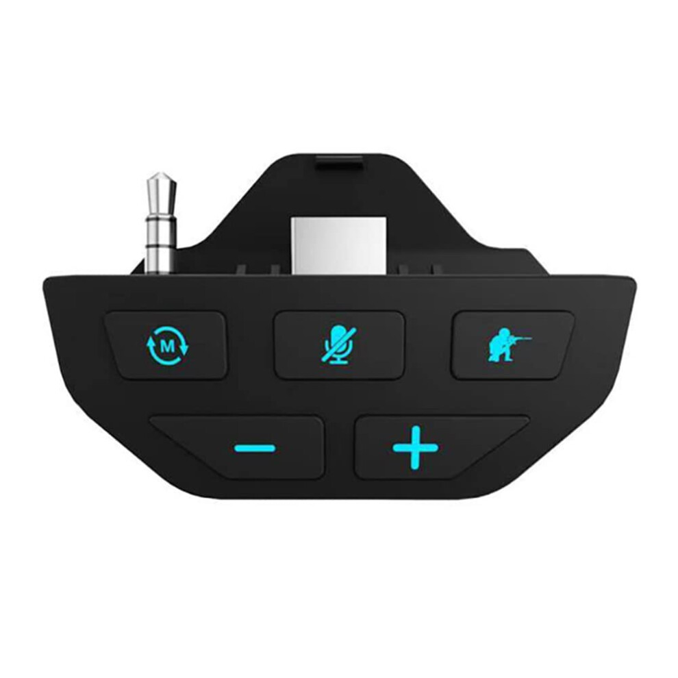 Wireless Audio Adapter 3.5Mm Stereo Headset Converter For Xbox One Controller Black 9393856074075