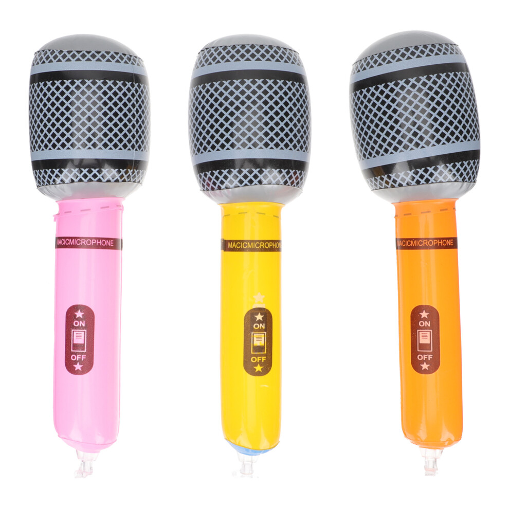 inflatable microphone toy for children musical party plaything-image-OPC-PKTH95Z-NEW