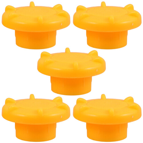 5Pcs Indoor Slide Screw Caps Safety Nut Covers 3.1Cm Inner Diameter