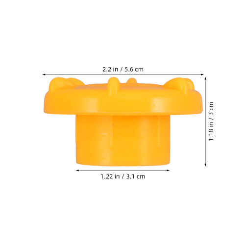 5Pcs Indoor Slide Screw Caps Safety Nut Covers 3.1Cm Inner Diameter 1