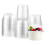 50Pcs Fruit Dessert With Lids 250Ml 1