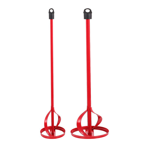 2Pcs Concrete Mixing Rod Power Drill Attachment For Paint And Mud 2