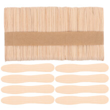 100 Pcs Wooden Ice Cream Spoons Taster Paddles For Picnics Weddings