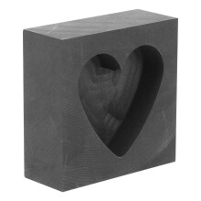 Gold Silver Copper Casting Mold Heart Shape Graphite Ingot Tool