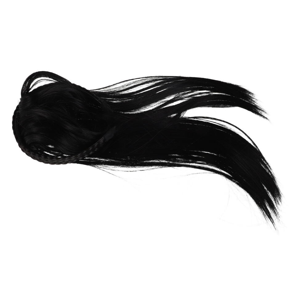 Iplusmile Invisible Hair Refill Black Headband Wig With Clip Braided For Women