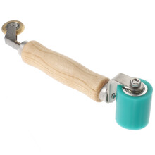 Silicone Seam Roller With Brass Detail For Wallpaper And Roofing Tape
