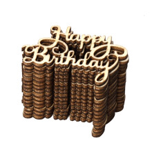 15 Happy Birthday Holzdekoration Für Geburtstagsfeier