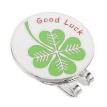 golf marker hat clip shamrock 30mm ball position holder for cap visor
