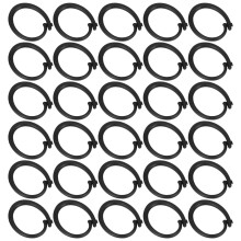 30Pcs Gazebo Curtain Hooks: Heavy Duty C Shaped Clips For Outdoor Use