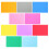 250 farbiges dickes kartonpapier doppelseitig für scrapbooking 1