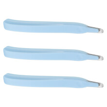 3pcs portable staple remover pen type for office home school sky-blue
