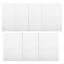 7pcs water soluble embroidery kit with self adhesive fabric for diy
