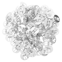 100 pinzas para mecha de vela, base metálica, centradoras y estabilizadoras