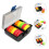 bobinadores redondos de plástico para , 10 uds, color surtido 5