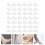 100 fundas descartables para pies, protectores de y 4