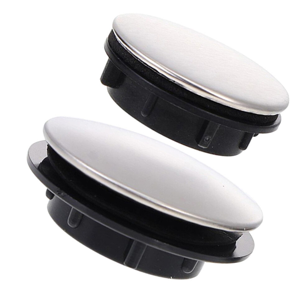 2Pcs Stainless Steel Sink Faucet Hole Cover For 25-40Mm 3321641635756