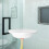 2pcs triangular wall-mounted plastic sink for bathroom or balcony 7