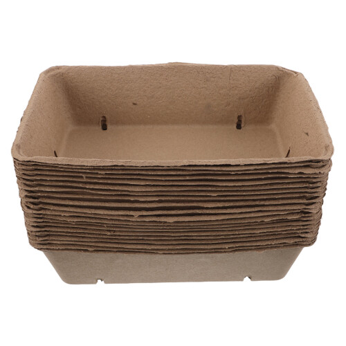20pcs berry basket pulp fiber vented container for fruit picking