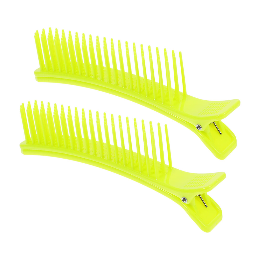 Totority Unisex 2Pcs Multi Function Hairdressing Clips For Salon Cutting And Styling