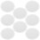 8Pcs Durable Transparent Acrylic Basket Base for Crochet Bag Projects 1