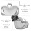 4pcs mini portable makeup palette with mirror, heart-shaped 0.4g case 8