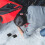 rear air cushion muffler bracket pad for motorcycle 5