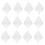 clear acrylic chocolate box holder 80 pcs diamond cup 1