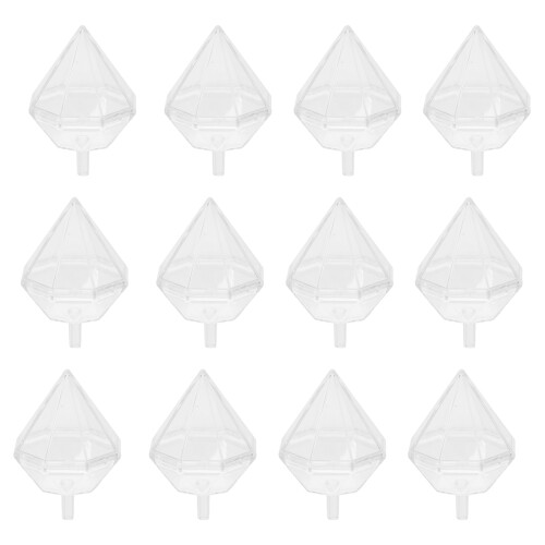 clear acrylic chocolate box holder 80 pcs diamond cup