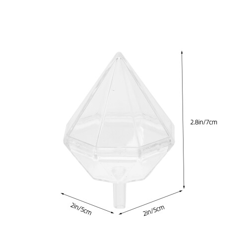 clear acrylic chocolate box holder 80 pcs diamond cup 2