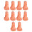 10Pcs Manicure Practice Finger Stand Nail Art Training Model 6