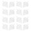 clear acrylic chocolate box holder 80 pcs diamond cup 11