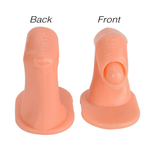 10Pcs Manicure Practice Finger Stand Nail Art Training Model 1