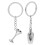 2Pcs Goblet Shaped Key Chain Cocktail Shake Design 1
