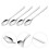 4 Pcs 2-In-1 Dinner Fork Soup Spoon Stainless Steel 4