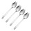 4 Pcs 2-In-1 Dinner Fork Soup Spoon Stainless Steel 8