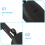 2 pairs shoe trees for men: boot stretcher, crease protector, 9