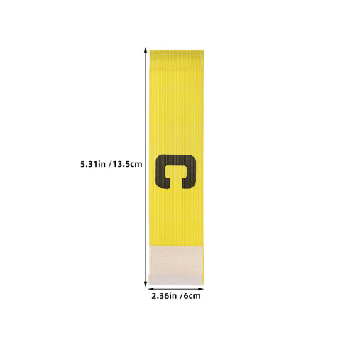 9St Nylon Voetbal Captain Armband Elastisch Voor Training Multikleur 1