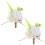 2Pcs Artificial Silk Rose Boutonniere Pin For Men 1