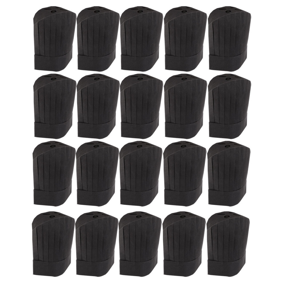 20Pcs Disposable Chef Hat Anti-Fouling Kitchen Working 3314207593683
