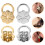 4Pcs Metal Earring Backs Studs Earring Supplies 7