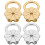 4Pcs Metal Earring Backs Studs Earring Supplies 6