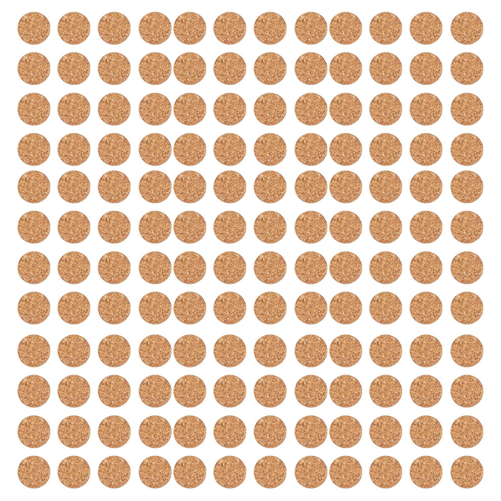 One Roll Adhesive Cork Pads Round Self Stick Furniture Bumper Circles 3314207507772