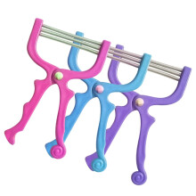 Facial Hair Removal Tool 3-Piece Set For Forehead Cheeks Lip Chin Women Men Painless Epilators Random Color