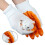 One Pair Thickened Anti Bite Scratch Gloves for Small Pets White 10