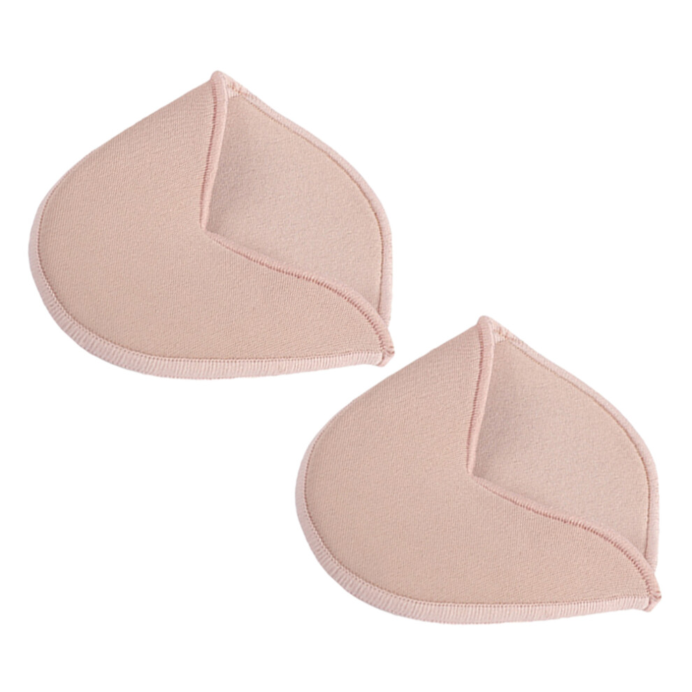 Totority Ballet Toe Pouches Pad Short Type For Pointe Dance Shoes Khaki
