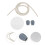 4Pcs Stethoscope Earplug Diaphragm Hose Replacement Set For Clinic 9