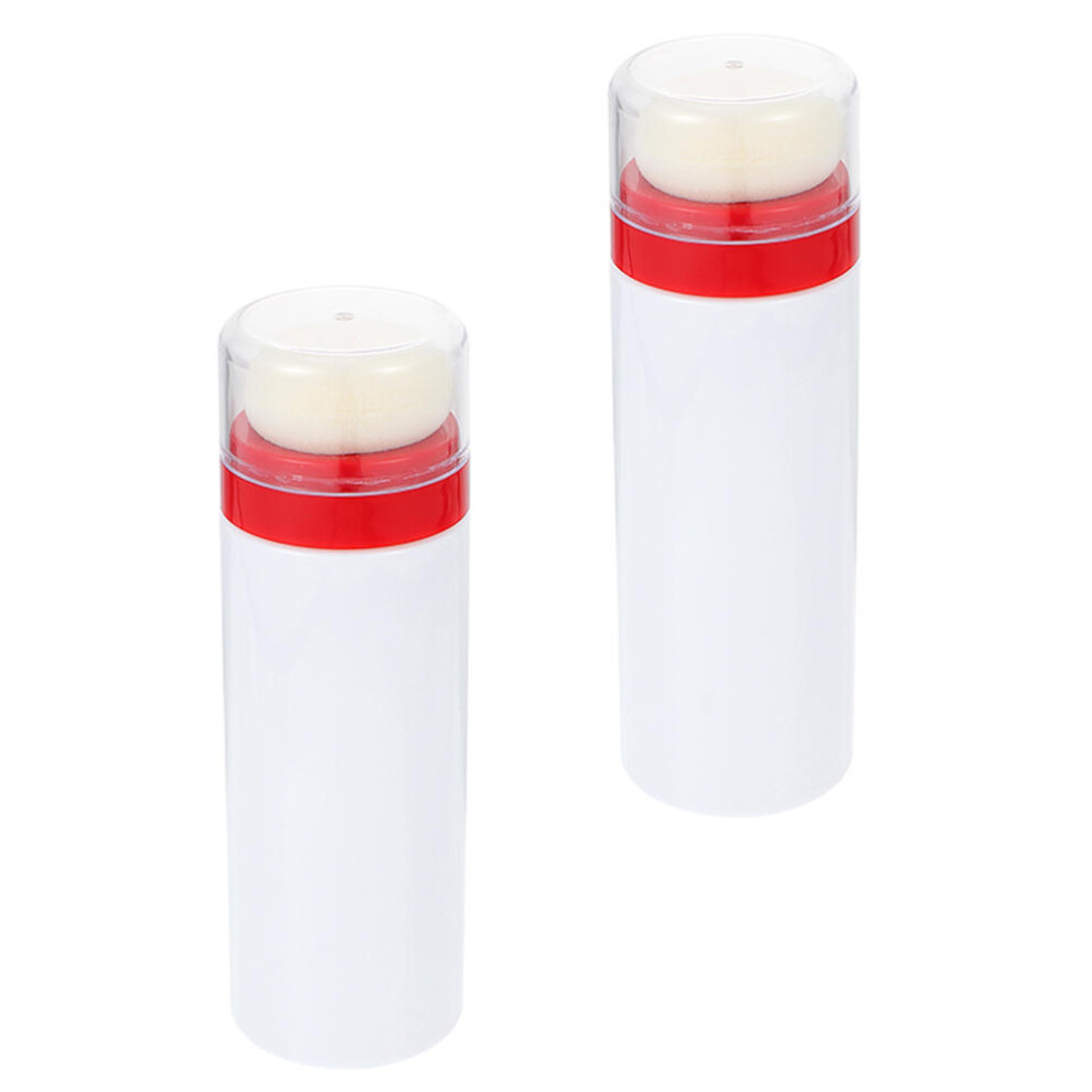 2 Pcs Infant Talcum Powder Containers With Puff Totority