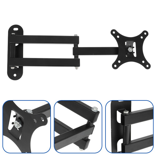 Monitor Mount 10-27 Inch Swivel Tilt Rotatable Bracket 2