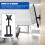 Monitor Mount 10-27 Inch Swivel Tilt Rotatable Bracket 11